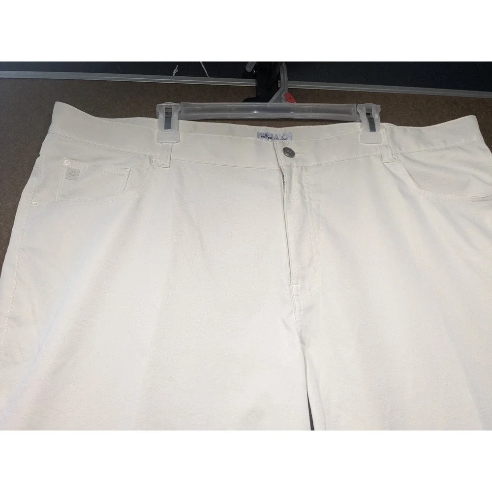 Peter Millar EB66 Performance Five-Pocket Pants Mens 44x32 Stone ME0EB66FB